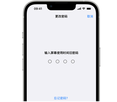 惠州iPhone屏幕维修分享iPhone屏幕使用时间密码忘记了怎么办 