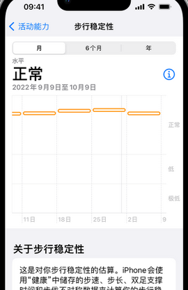 惠州iPhone手机维修如何在iPhone开启'步行稳定性通知'